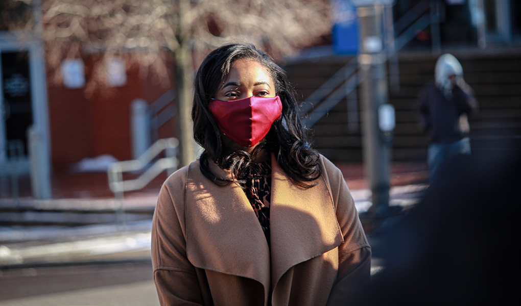 Councilwoman Danielle McCray of District 2 encourages residents to shop local during the holiday season.